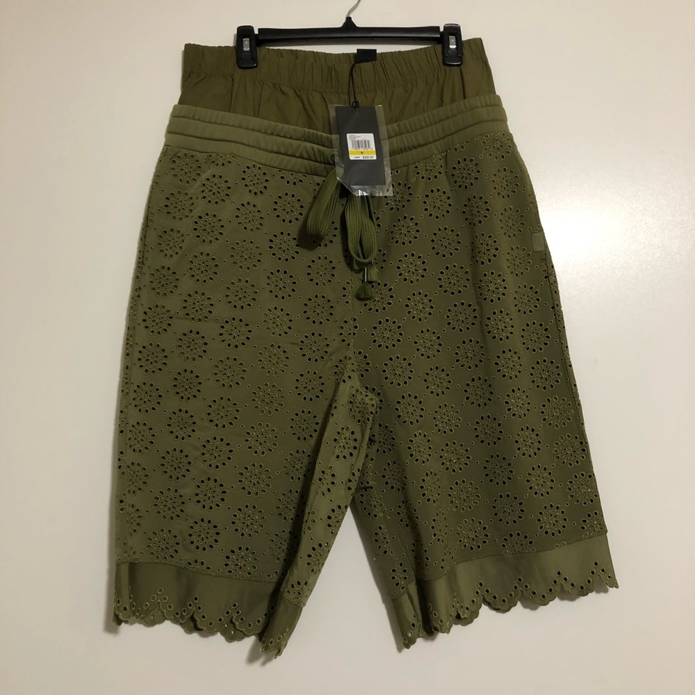 NWT Fenty Puma Eyelet Culottes with Scallop Hem